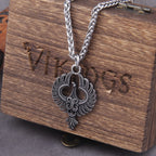 316L Stainless Steel Charm Phoenix Pendant China Mythological Bir Animal Pendant High-quality Jewelry with wooden box