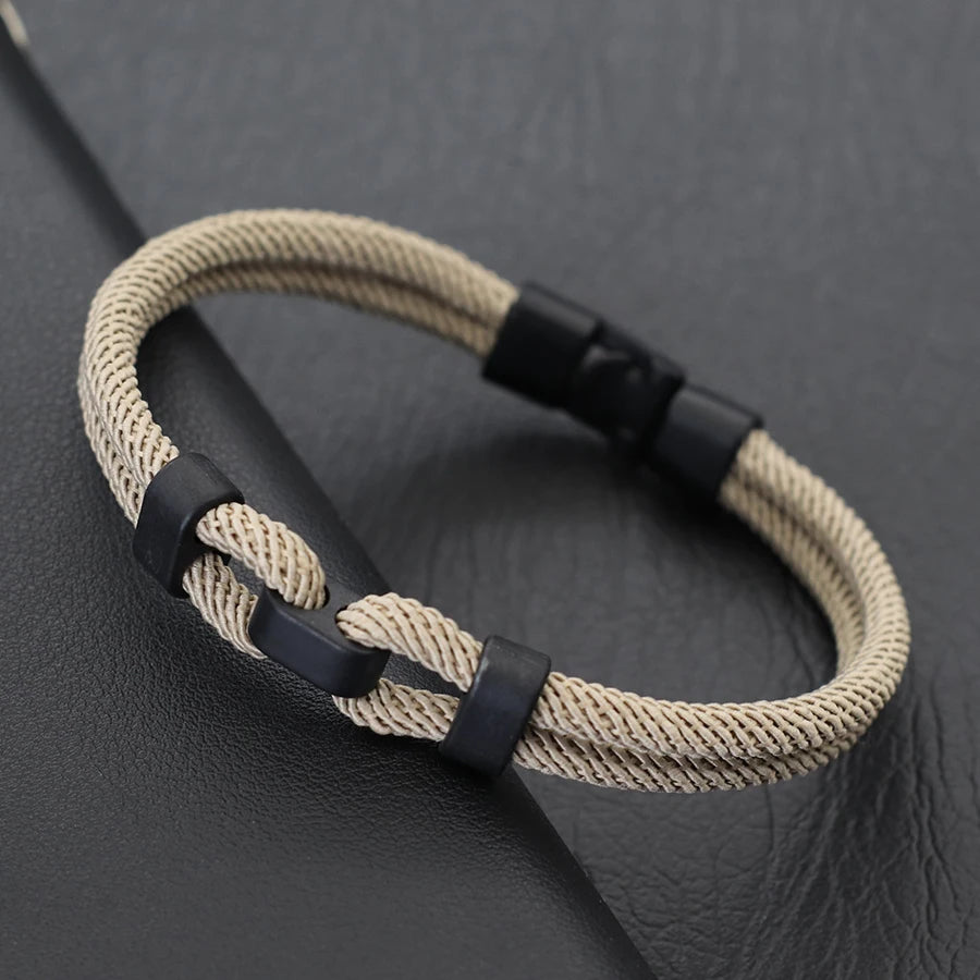 Personalized Thread Bracelet For Men Grade A 4mm Round Milan Rope Braslet Bangle For Hombre 6 Colors Wrap Braclet Boyfriend Gift