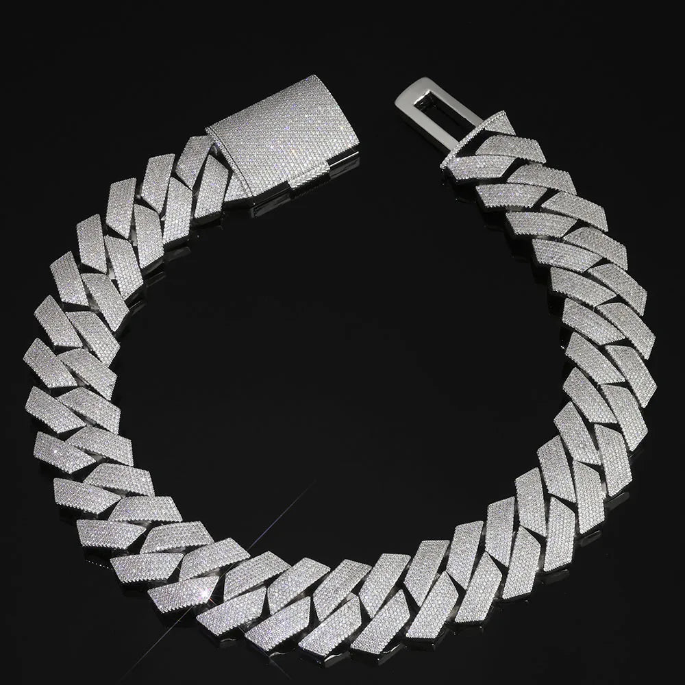 Iced Out Cuban Chain Necklace 30MM 7 Row
