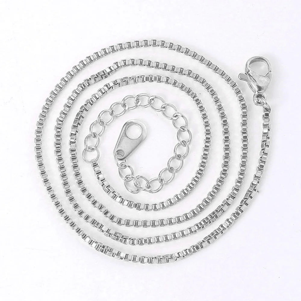 Cross Pendant Rope Box Chain Necklace Iced Out CZ