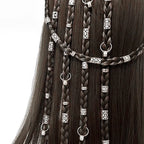 80-Piece Dreadlock Tube Hair Beads for Braids