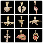 Iced Out Cuban Chain Necklace — Stainless Steel