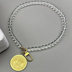 St. Christopher Medal Car Pendant Necklace — Stainless Steel