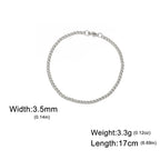 My Shape Fashion Cuban Chain Men Bracelet Stainless Steel 3/5/7/9mm Width Chain Bracelets Figaro Chain Boy Wrist Jewelry Couple