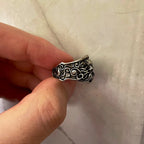 Retro Cthulhu Ring For Men Silver Color Punk Gothic Rock Hiphop Ring Designer Jewelry Biker Accessories Creative Gift