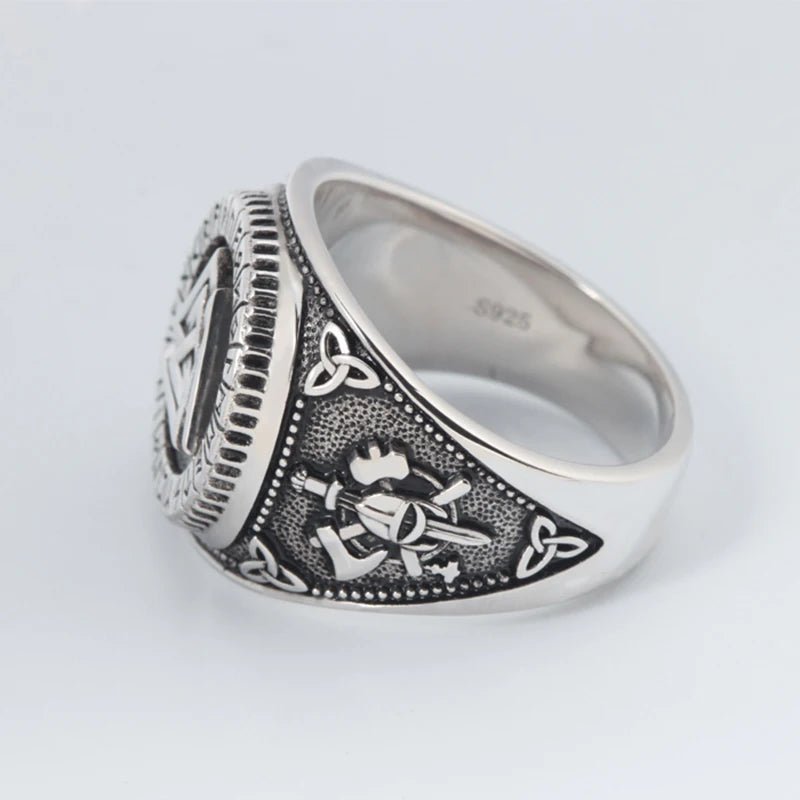 Viking Nordic Ring — 925 Silver
