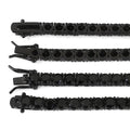 3MM Black CZ Tennis Chain Bracelet Hip Hop Black Ice Plated Tennis Bracelet Men and Women High End Accessories