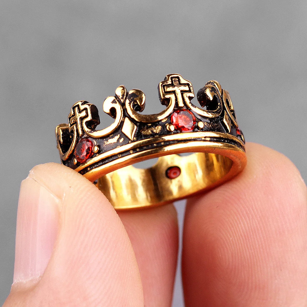 Crown Ring — Stainless Steel