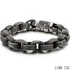 Solid 316L Stainless Steel Dragon Men Bracelet for Man Casting Men's Bracelets Jewelry Retro Gothic Accessories Punk