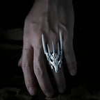 Domineering Punk Style Stegosaurus Rings for Men Women Cool Magic Dragon Ring Finger Ring Party Jewelry Accessories
