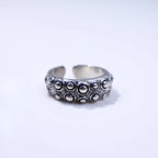Cthulhu Tentacle Open Ring for Men — Gothic Silver-Tone Band