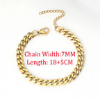 Rope Chain Bracelet 3-4mm — Stainless Steel