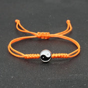 Yin Yang Braided String Bracelet — Adjustable, Multiple Colors