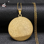 Seal of Seven Archangels Pendant — Stainless Steel