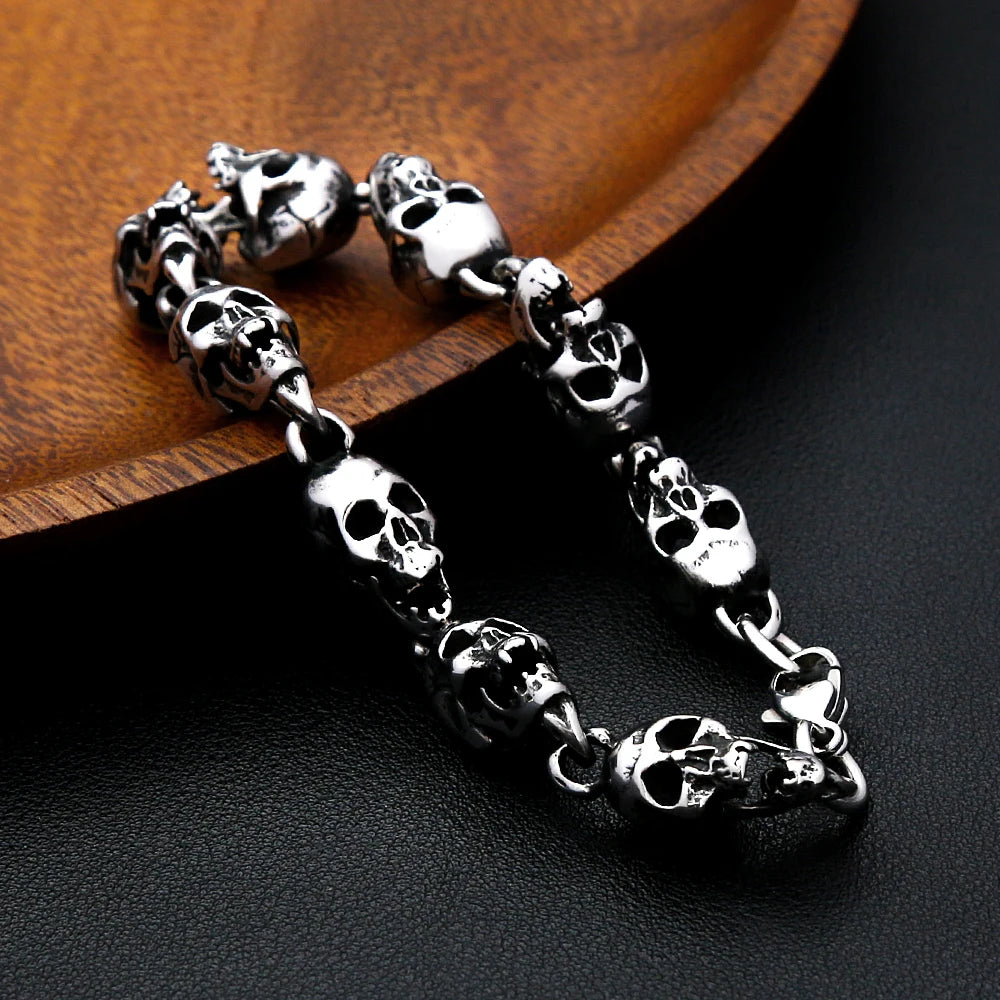 Skull Bracelet 316L — Stainless Steel