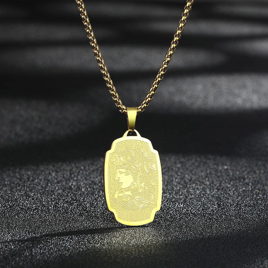 Lion of Judah Coin Pendant Necklace
