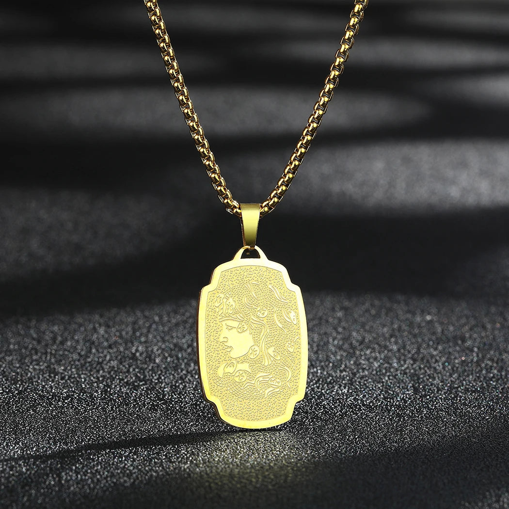 Lion of Judah Coin Pendant Necklace