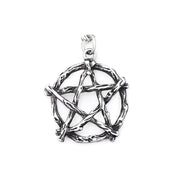 Pentagram Seal of Lucifer Pendant Necklace Black