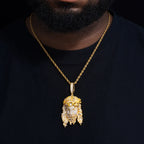 TUHE Unisex High Quality D VVS Moissanite Iced Out Pendants Jesus For Men Hip Hop Jewelry