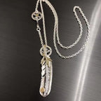 Feather 925 Silver Pendant Necklace