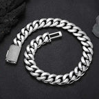 Gold Cuban Chain Necklace Iced Out 18K 12/22MM