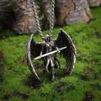 Seraph Warrior Pendant Necklace — Zinc Alloy