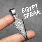 Eye of Horus Pendant Necklace — Stainless Steel