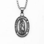 Guadalupe Pendant Necklace — Stainless Steel