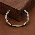 Mobius Rune Cuff Bracelet — Stainless Steel