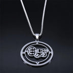 Gothic Pendant Silver Necklace — Stainless Steel