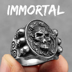 Viking Skull Ring — Stainless Steel