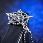 Skull Steel Pendant Five Star