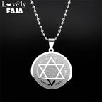 Archangel Gold Star Pendant — Stainless Steel