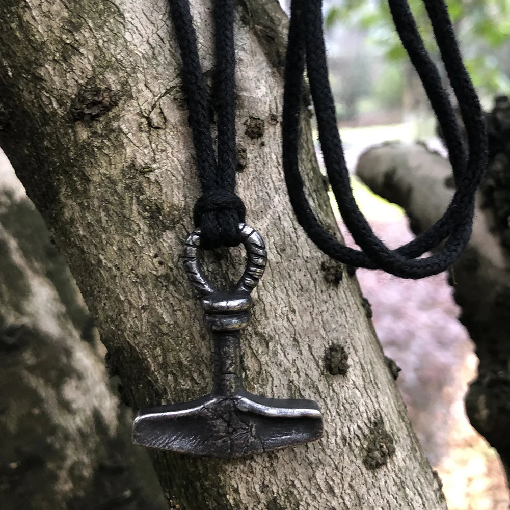 Viking Dragon Stainless Steel Pendant Necklace