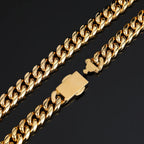 Stainless Steel Cuban Chain Necklace 12MM