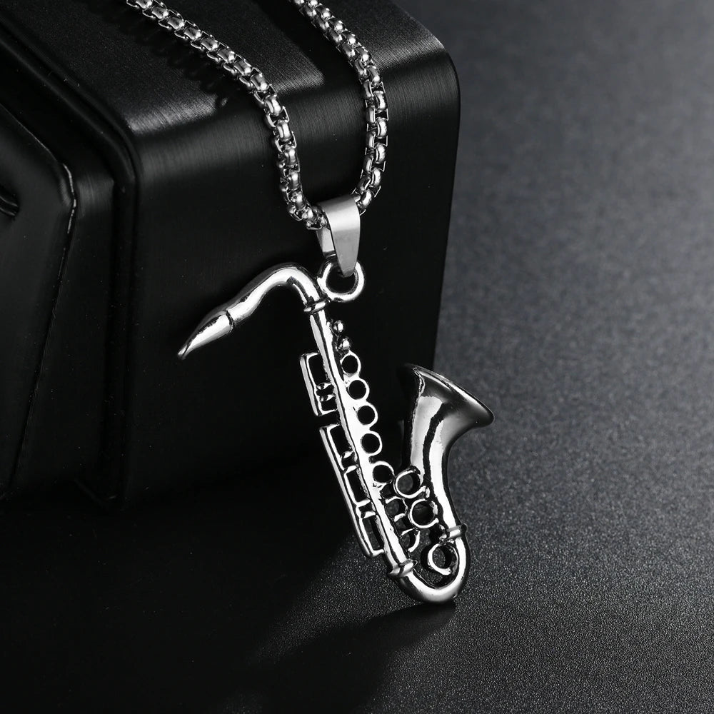 Punk Bull Buffalo Skull Pendant Necklace For Cool Men Women Stainless Steel Long Chain Necklace Party Gift Hip Hop Jewelry