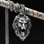 Wild Lion King Pendant Necklace — Stainless Steel