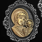 Virgin Mary Pendant Necklace — Stainless Steel