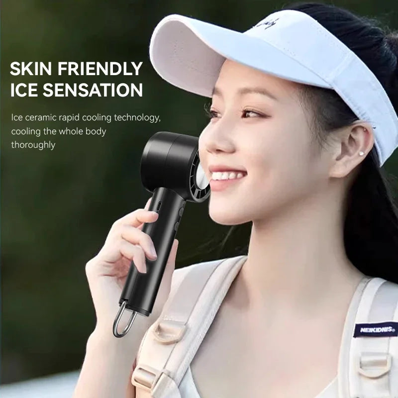 Lenovo Handheld Small Fan Refrigeration Air Conditioner Portable Silent Highspeed Led Display High Wind Power USB