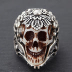 Hip Hop Style Skull Shaped Party Gift Jewelry with Adjustable Opening, 1 Ring