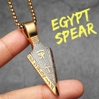 Eye of Horus Pendant Necklace — Stainless Steel