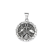 Anubis Ankh Cross Eye of Horus Pendant — Stainless