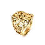Simple Punk Link Chain Ring — Stainless Steel