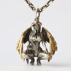 Vintage Punk Mythology Style Metal Sexy Angel Goddess Pendant Necklace for Men Women Classic Mysterious Souvenir Jewelry