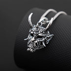 New Street Punk pendant Necklace Vintage Ghost Mask Halloween overbearing Jewelry Gift pendant necklace jewelry wholesale