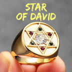 Star of David Ring — Stainless Steel