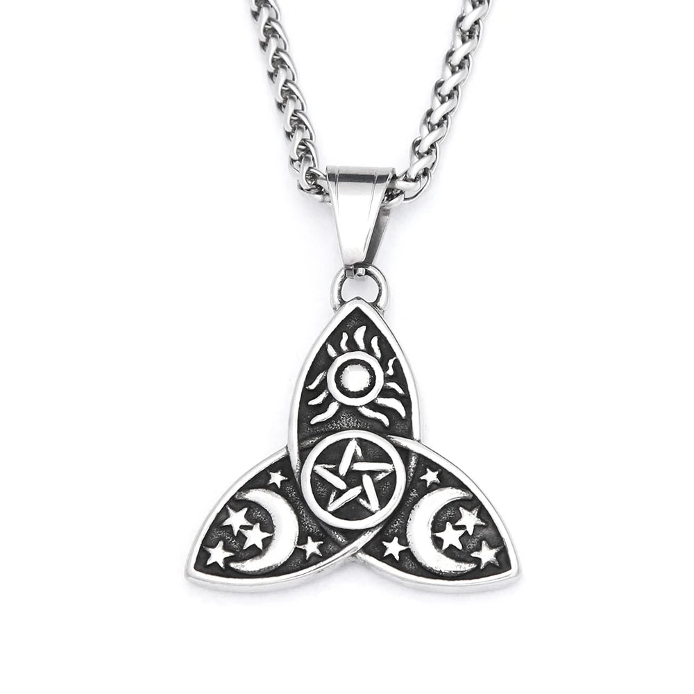 Viking Celtic Knot Pendant — 316L Stainless Steel