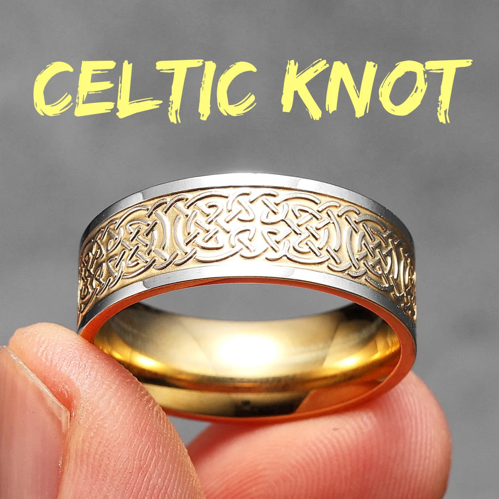 Celtic Knot Ring — Stainless Steel