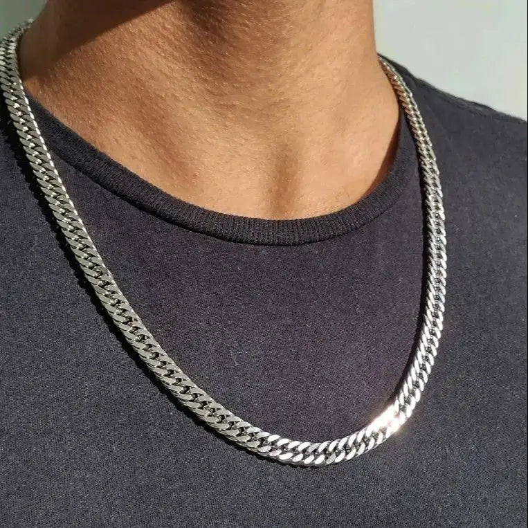 Miami Cuban Chain Necklace — Silver
