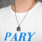 Jesus Shepherd Pendant — Stainless Steel